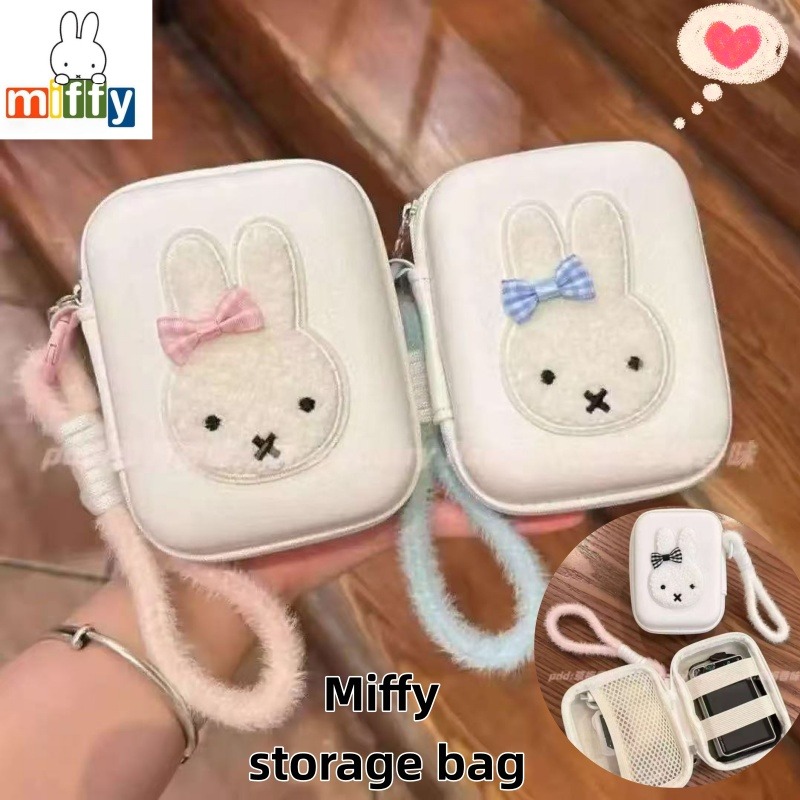 Cable Organizer Bag - เคสกล้อง CCD ลายกระต่ายมิฟฟี่สไตล์อินสตาแกรมแบบใหม่ - เคสแข็งกันกระแทกพร้อมที่เก็บสาย