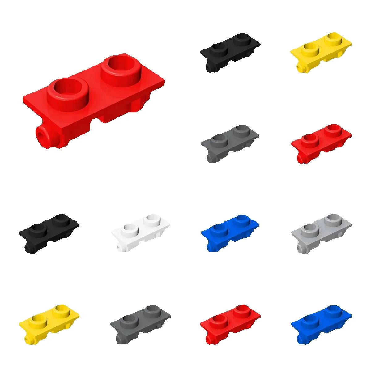 Tech Accessories Gifts - 50pcs ปริศนาอนุภาค 3938 บานพับ 1x2 Building