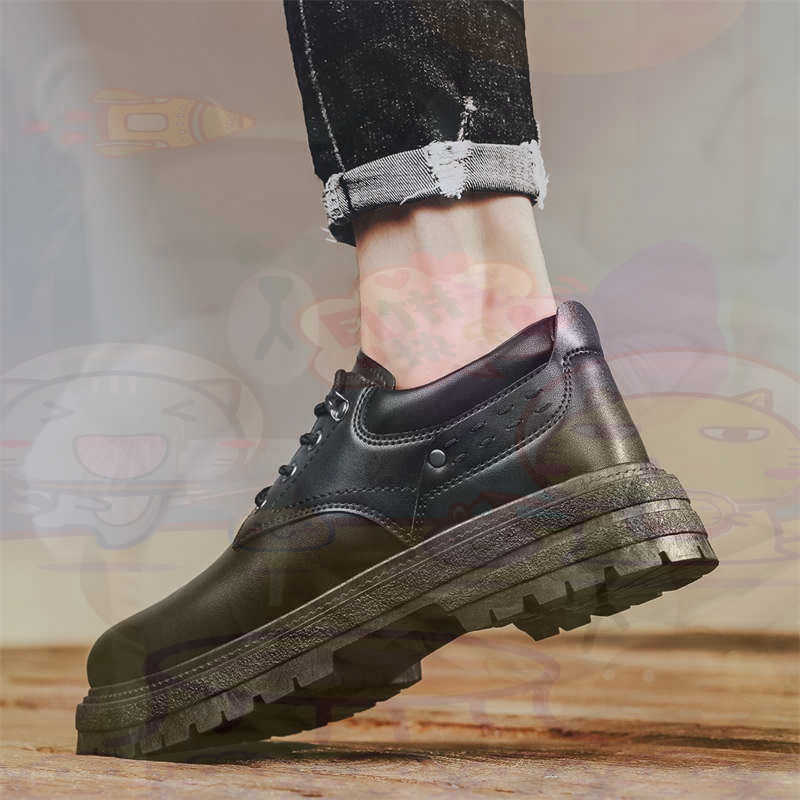 Tech Accessories Gift Ideas - Dark Natural หนังแฟชั่น Trainers เทนนิสรองเท้าผ้าใบผู้ชายรองเท้าแฟชั่นรองเท้าผ้าใบคุณภาพกีฬาราคาต่ําสุขภาพ