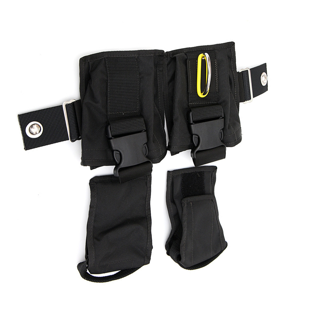 Tech Accessories Storage - อุปกรณ์ใต้น้ำแบบมืออาชีพที่สามารถปรับได้8lbs น้ำหนักดำน้ำลึกกระเป๋าบรรจุตะกั่ว dudukan ril สำหรับดำน้ำเทคโนโลยีแผ่นหลัง