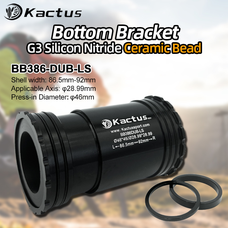 Tech Bike Accessories - ชุดข้อต่อบันไดจักรยาน KACTUS BB386 DUB 29 มม.