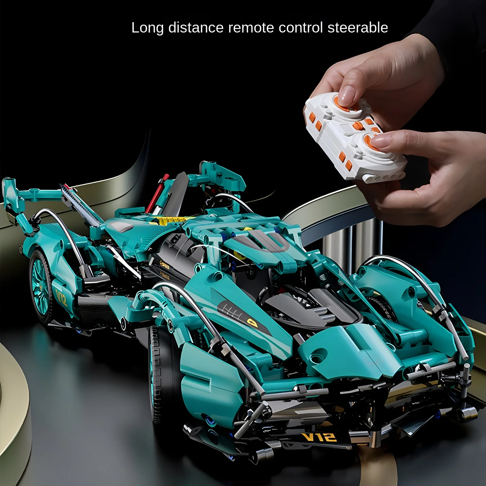 Tech Accessories Gifts - สีฟ้า V12 บล็อก Roadster RC Tech