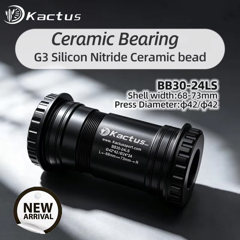 Tech Bike Accessories - ชุดข้อต่อกลางจักรยาน KACTUS BB30 รุ่น LS พร้อมลูกปืนเซรามิก