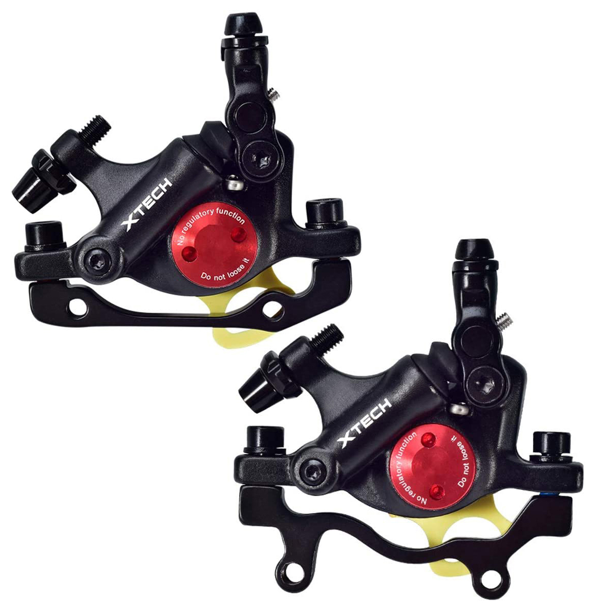 Tech Q - ZOOM จานเบรคไฮดรอลิก MTB เครื่องวัดเส้นผ่าศูนย์กลาง XTECH HB100ด้านหน้าด้านหลัง