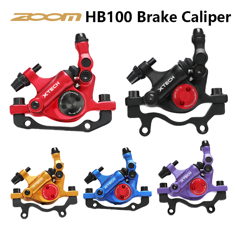 Tech Q - ซูม XTECH HB100 MTB ด้านหน้าและด้านหลังเครื่องวัดเส้นผ่าศูนย์กลางเบรคไฮดรอลิกสําหรับจักรยานเสือภูเขาจักรยาน 120/140/160/180