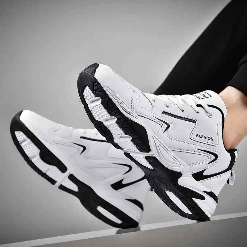 Tech Accessories Gift Ideas - เย็นฤดูใบไม้ผลิ GYM รองเท้าผ้าใบ Casual Loafers Mens