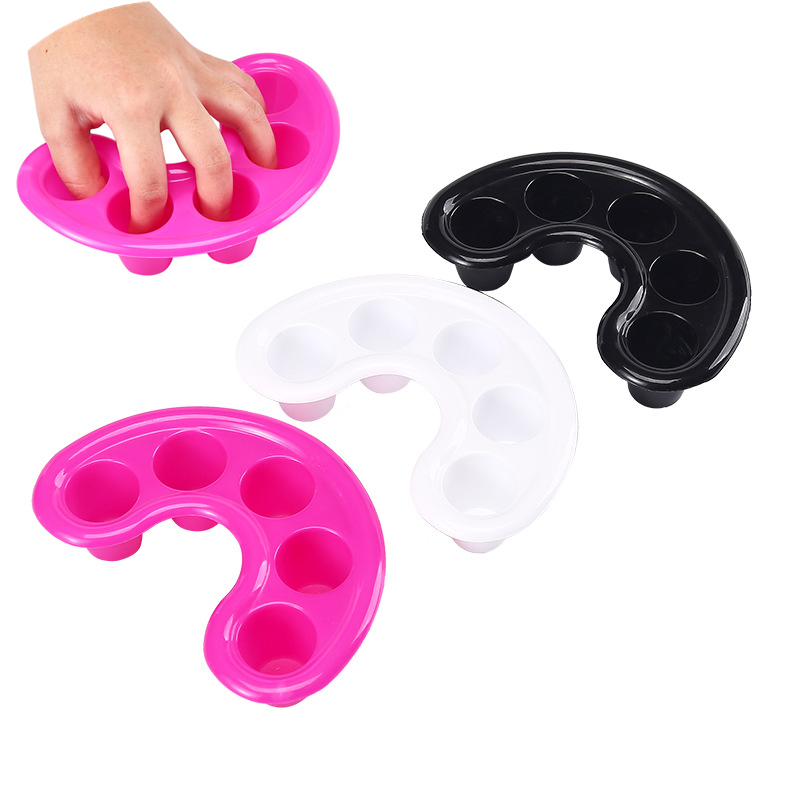 Nail Tech Accessories - กําจัดเล็บ Soaker ล้างชาม Nail Art แช่ชามหนังกําพร้าถาดอะซิโตนมือถือภาษาโปลิชคํา