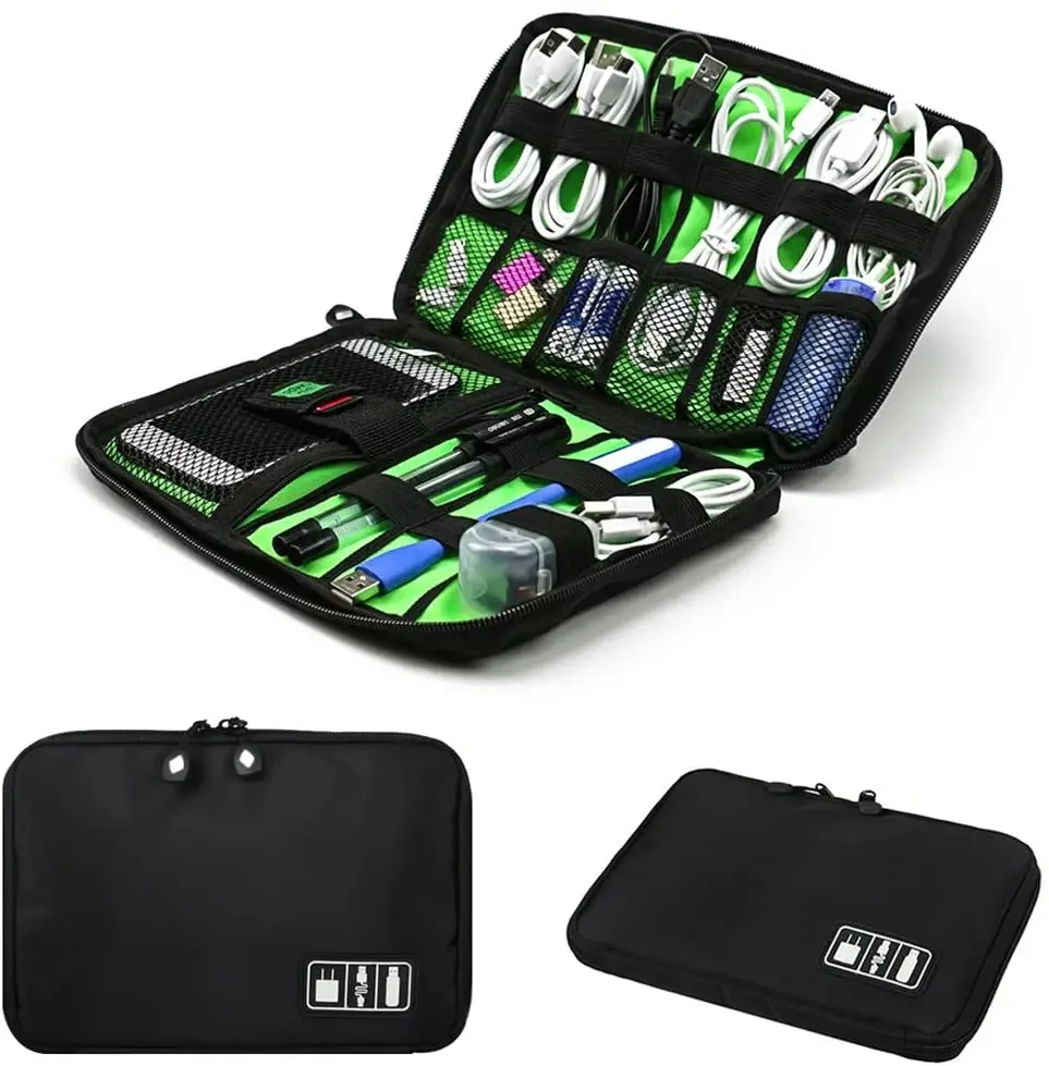 Cable Organizer Bag - ชุดอุปกรณ์จัดเก็บสายเคเบิล กระเป๋าเก็บสาย USB สายหูฟัง ปากกา พาวเวอร์แบงค์