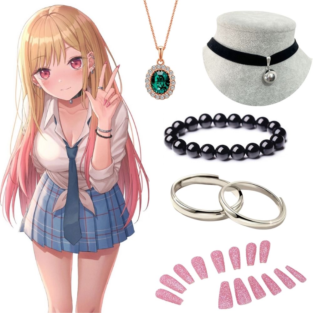 Nail Tech Accessories - ต่างหู สร้อยคอ คิตากาวะ มาริน อุปกรณ์คอสเพลย์ My