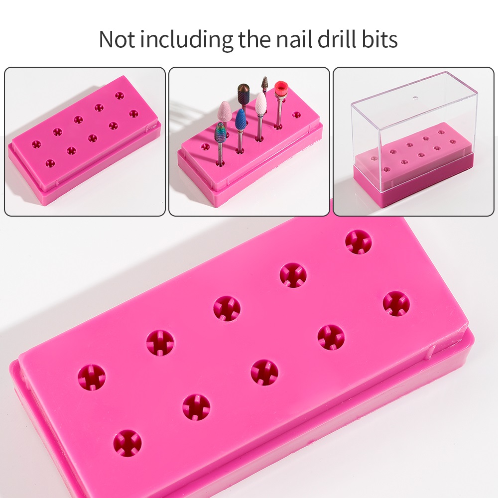 7/10 หลุมเล็บบิตกล่องเก็บคอนเท - Nail Tech Accessories บทวิจารณ์และราคา