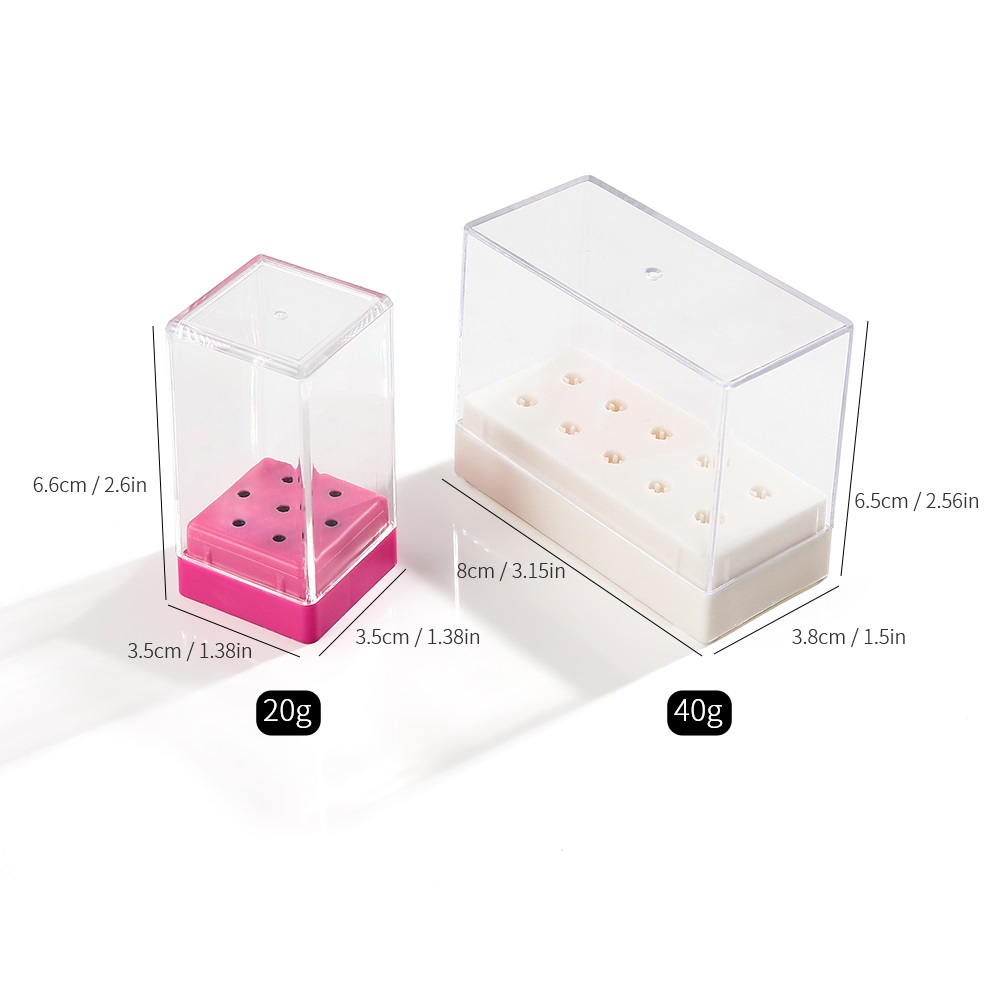 7/10 หลุมเล็บบิตกล่องเก็บคอนเท - Nail Tech Accessories บทวิจารณ์และราคา