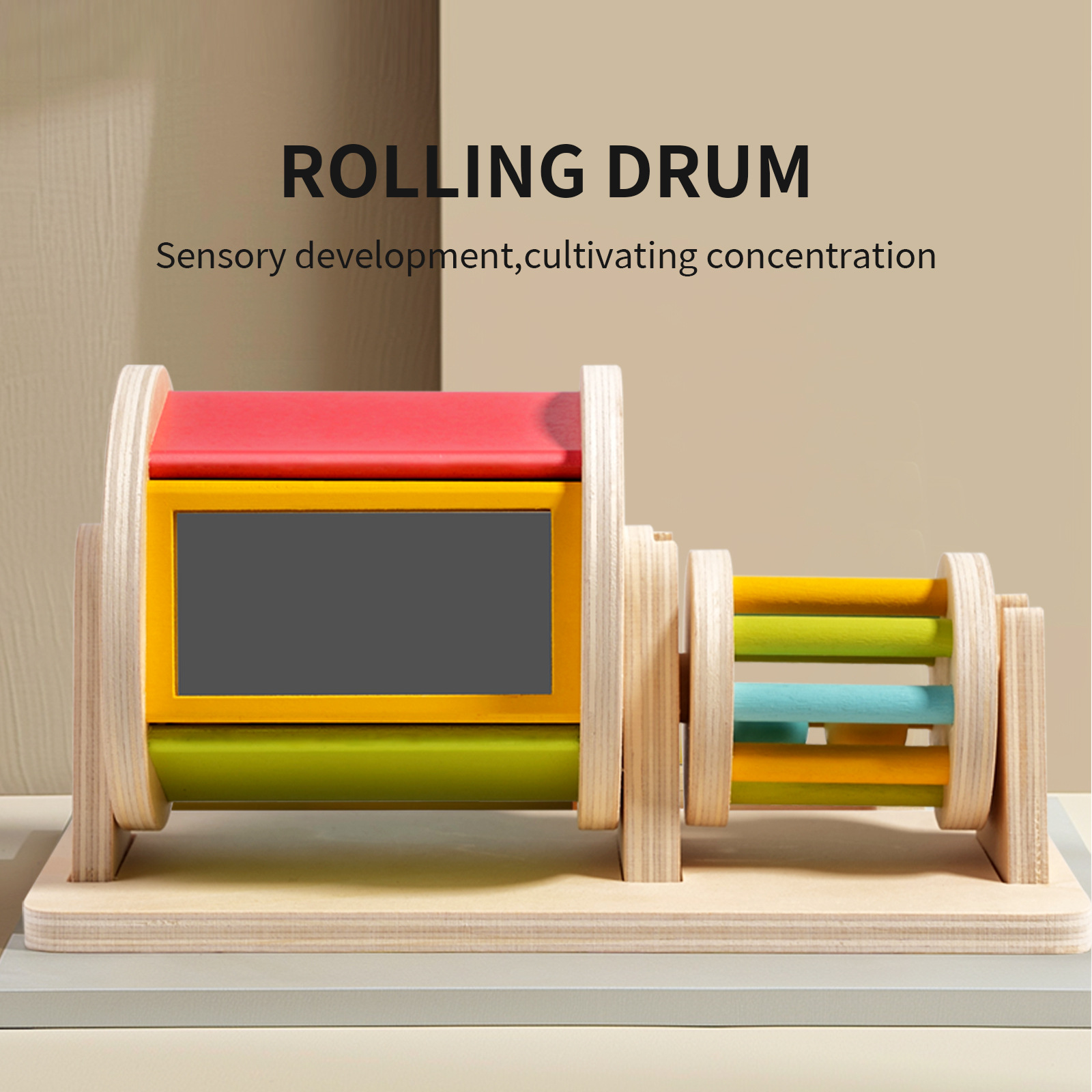ไม้ Montessori สีกลองกลองของเล - Tech Accessories Gifts บทวิจารณ์และราคา