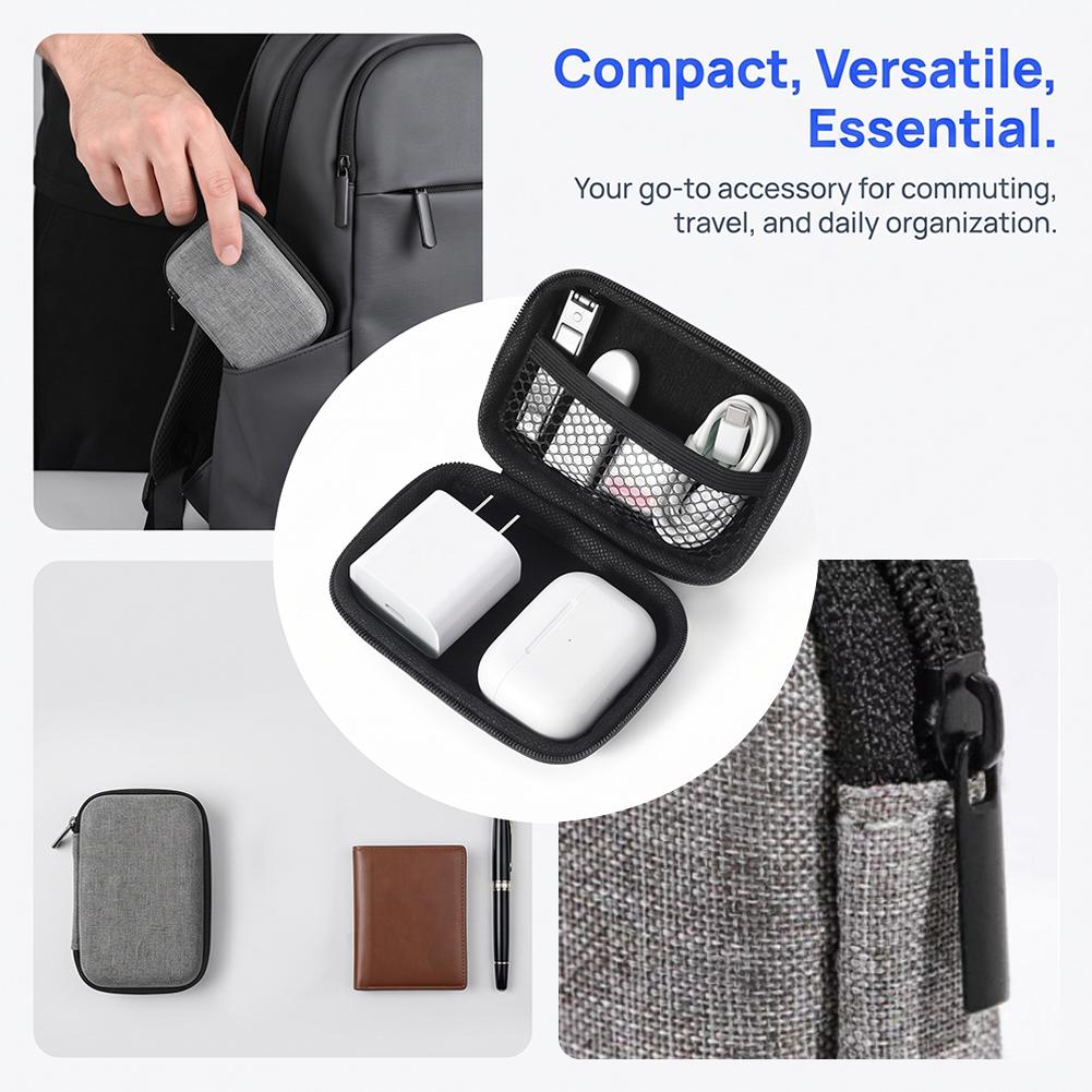กระเป๋าหูฟังสำหรับธุรกิจ กระเป - Cable Organizer Bag บทวิจารณ์และราคา