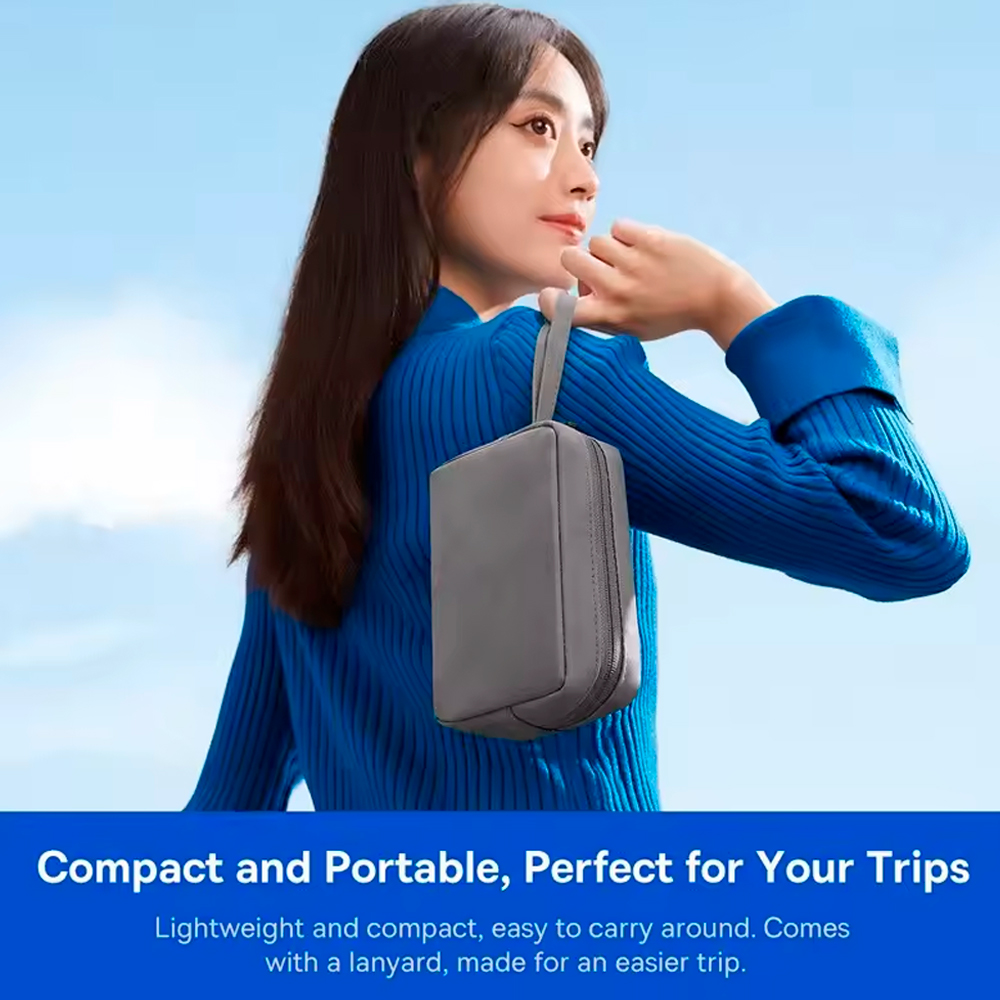 กระเป๋าใส่หูฟังพกพา กันน้ำ สำห - Cable Organizer Bag บทวิจารณ์และราคา