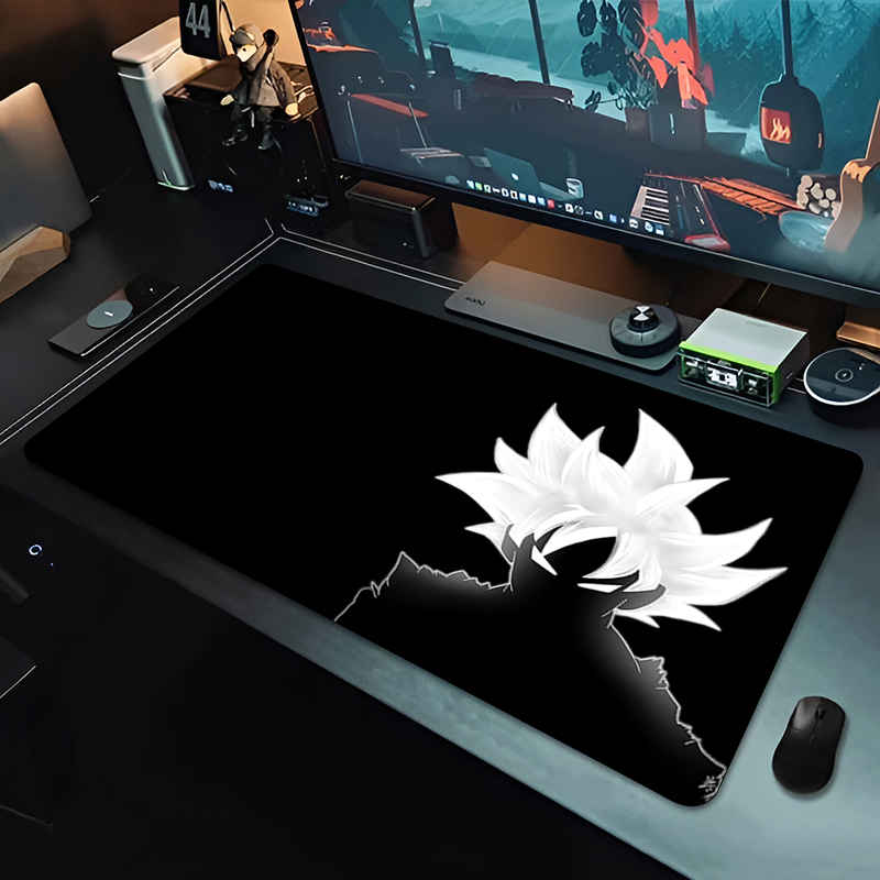 แผ่นรองเมาส์อนิเมะ DBZ สีดำ ลา - Tech Accessories For Desk บทวิจารณ์และราคา