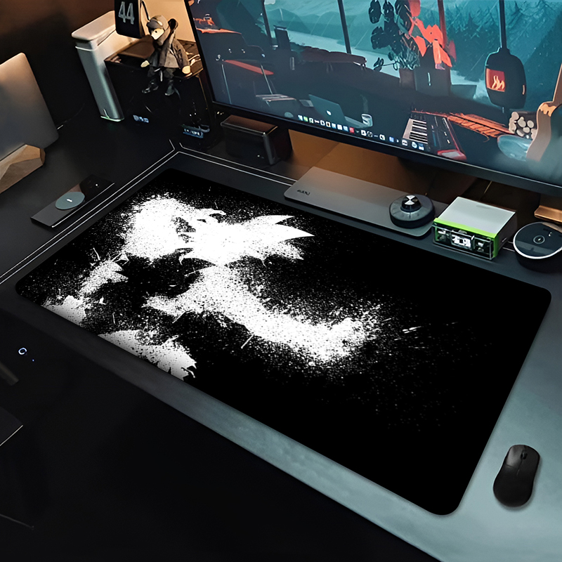 แผ่นรองเมาส์อนิเมะ DBZ สีดำ ลา - Tech Accessories For Desk บทวิจารณ์และราคา