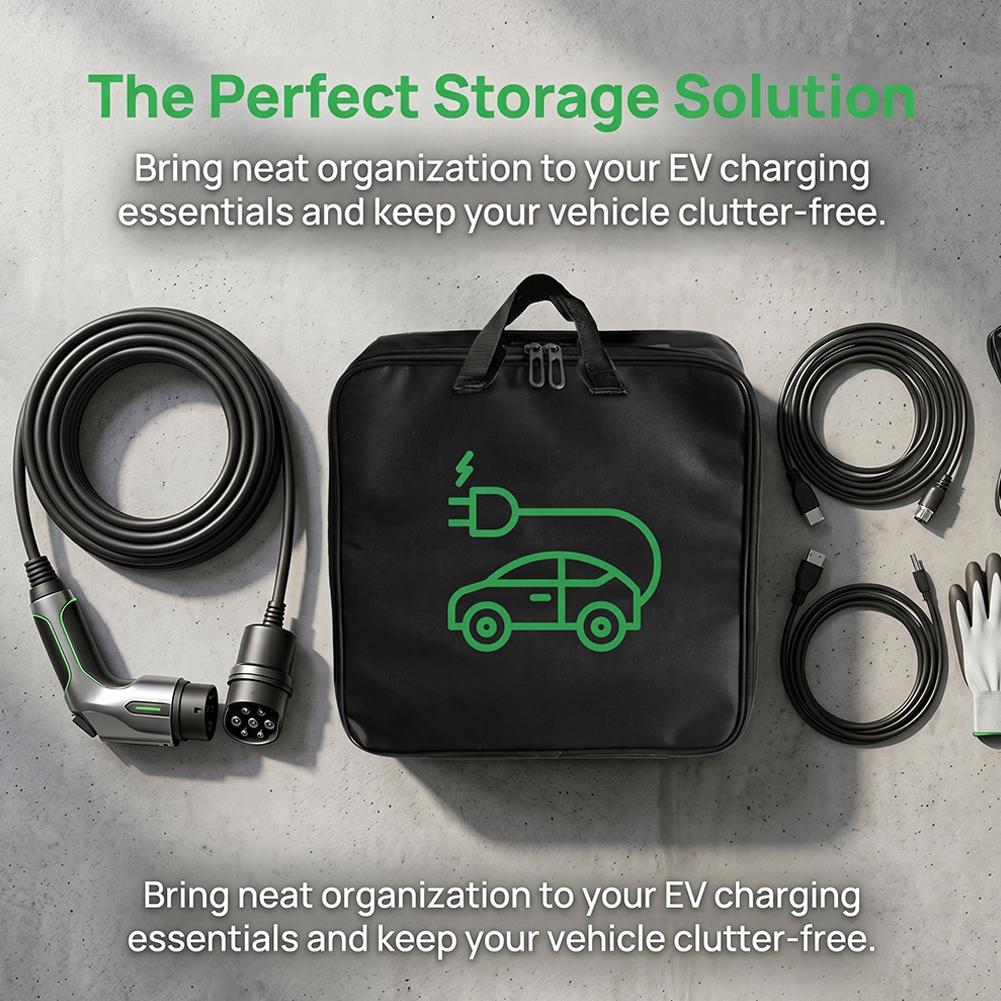 กระเป๋าเก็บสายชาร์จรถยนต์ไฟฟ้า - Cable Organizer Bag บทวิจารณ์และราคา