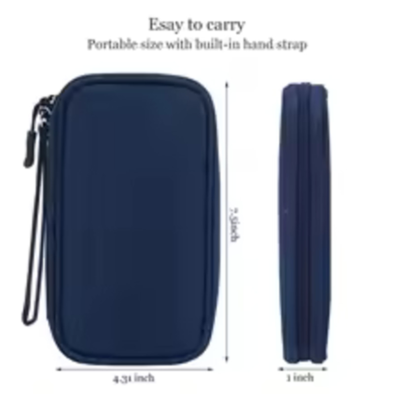 1 ชิ้น สีเทา/สีดำ/สีชมพู/สีกรม - Cable Organizer Bag บทวิจารณ์และราคา