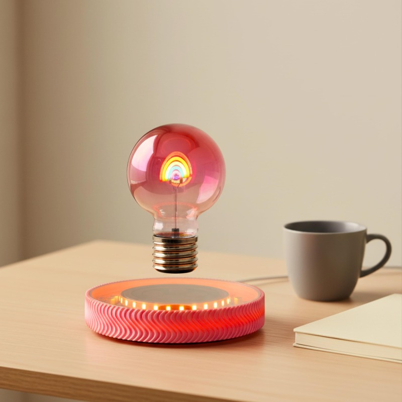 หลอดไฟ LED ลอยได้ไร้สาย โคมไฟต - Tech Accessories Gifts บทวิจารณ์และราคา