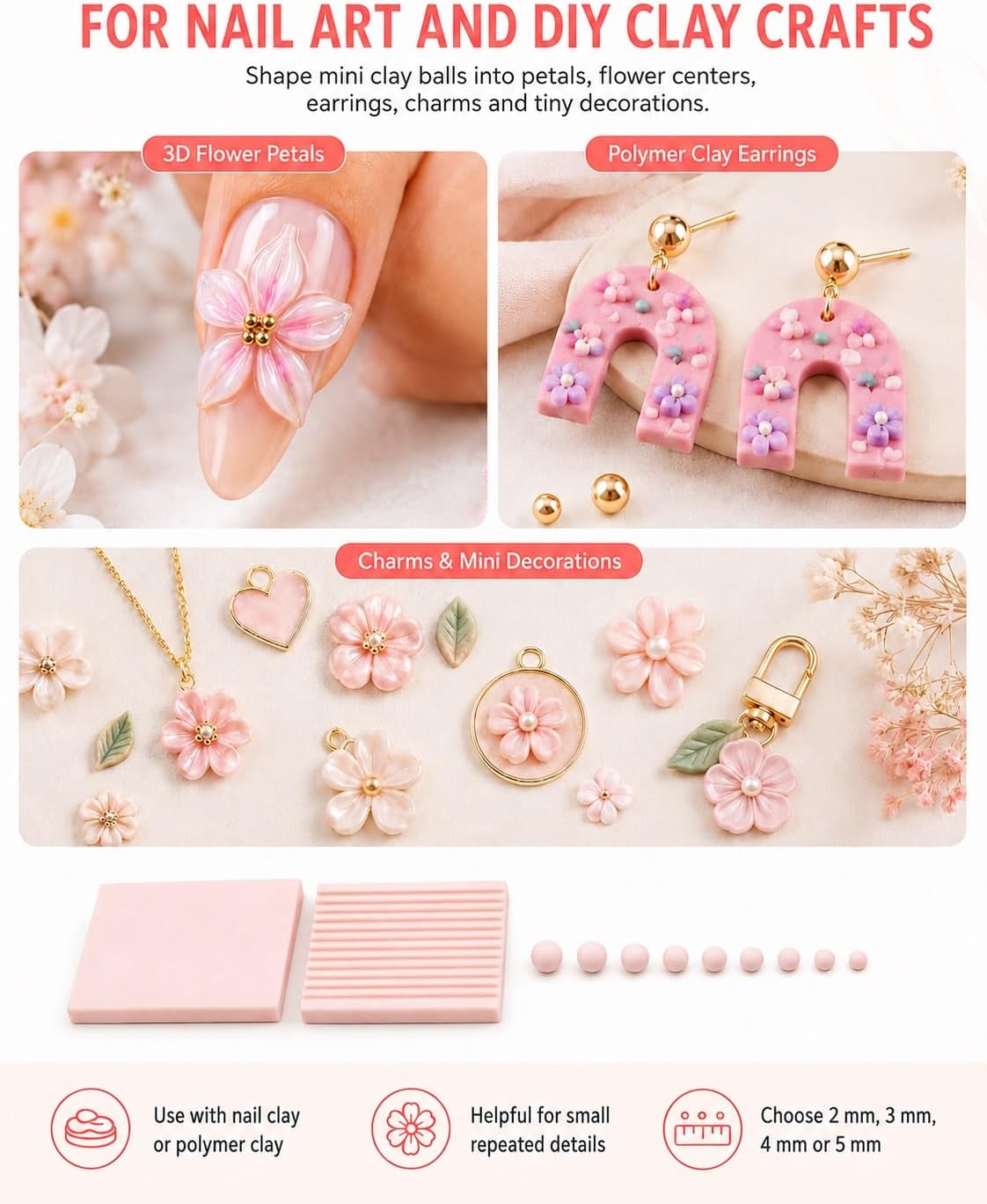 เครื่องมือทำลูกปัดเจล 3D สำหรั - Nail Tech Accessories บทวิจารณ์และราคา