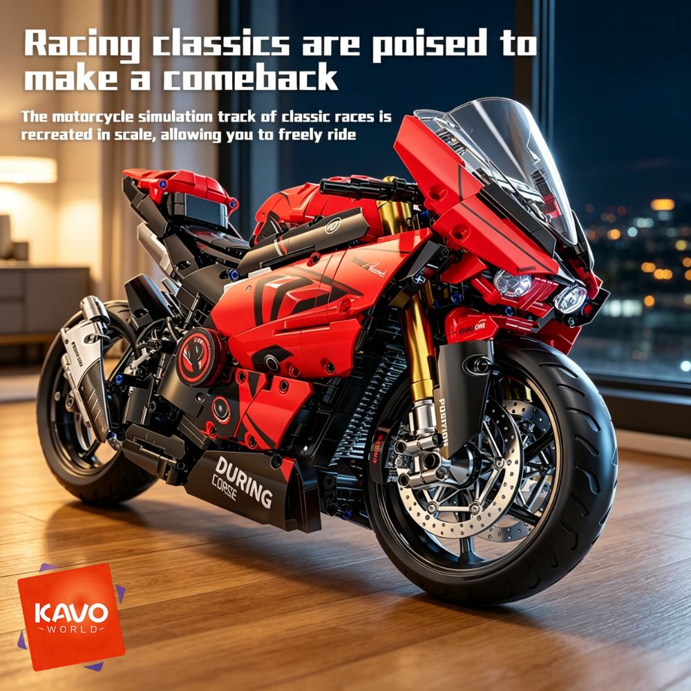 KAVOWORLD ชุดตัวต่อรถมอเตอร์ไซ - Tech Bike Accessories บทวิจารณ์และราคา