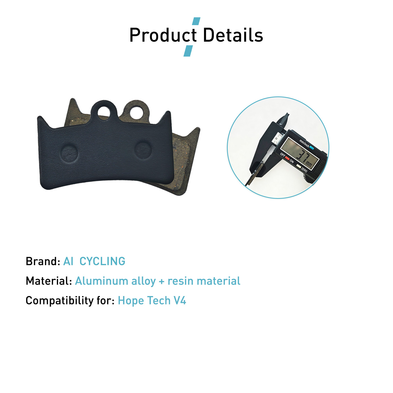 ผ้าเบรกจักรยานแบบดิสก์ 4 คู่ ว - Tech Bike Accessories บทวิจารณ์และราคา