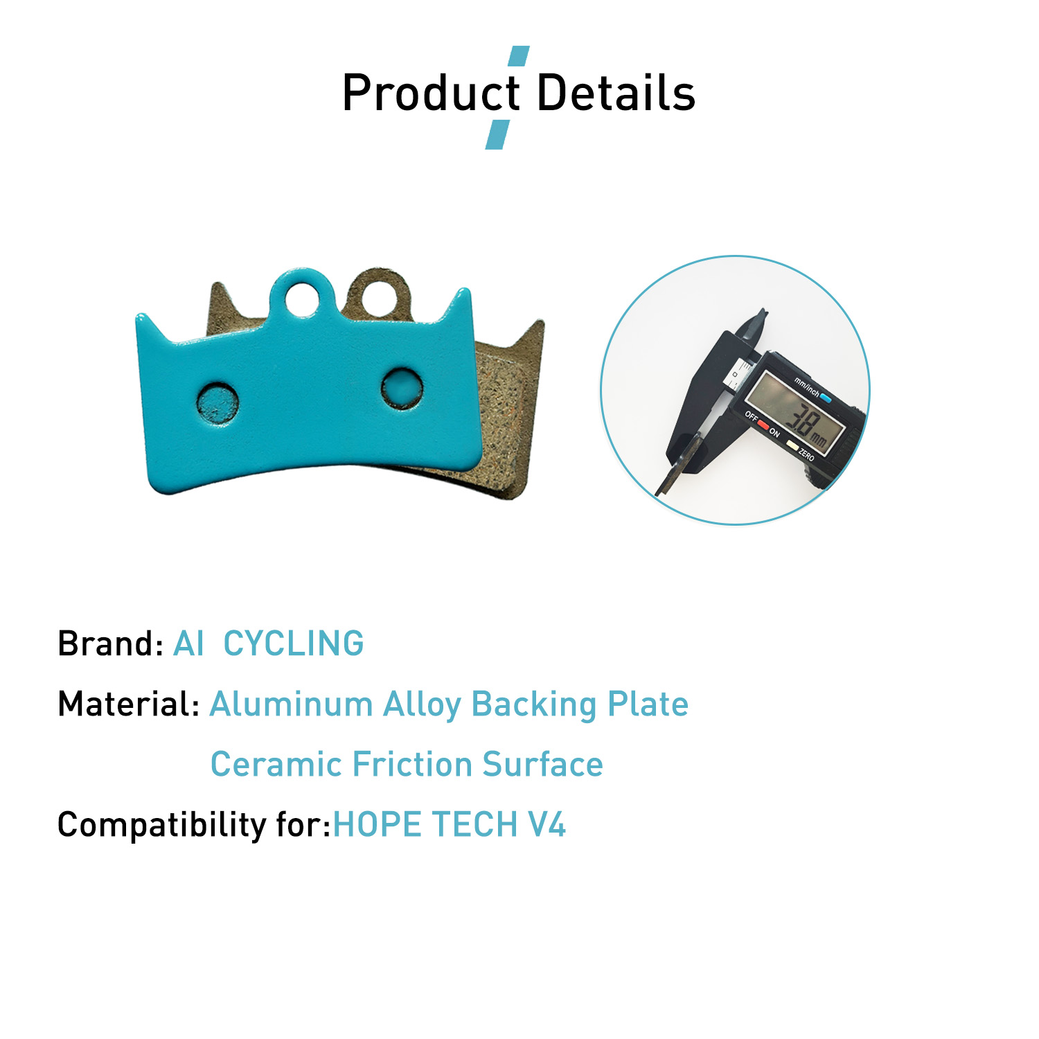 ผ้าเบรกเซรามิก 4 คู่ สำหรับ Ho - Tech Bike Accessories บทวิจารณ์และราคา