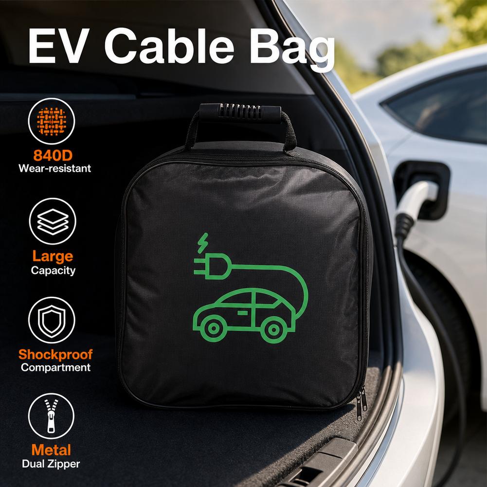 กระเป๋าเก็บสายชาร์จรถยนต์ไฟฟ้า - Cable Organizer Bag บทวิจารณ์และราคา