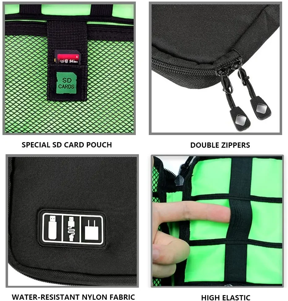 ชุดอุปกรณ์จัดเก็บสายเคเบิล กระ - Cable Organizer Bag บทวิจารณ์และราคา